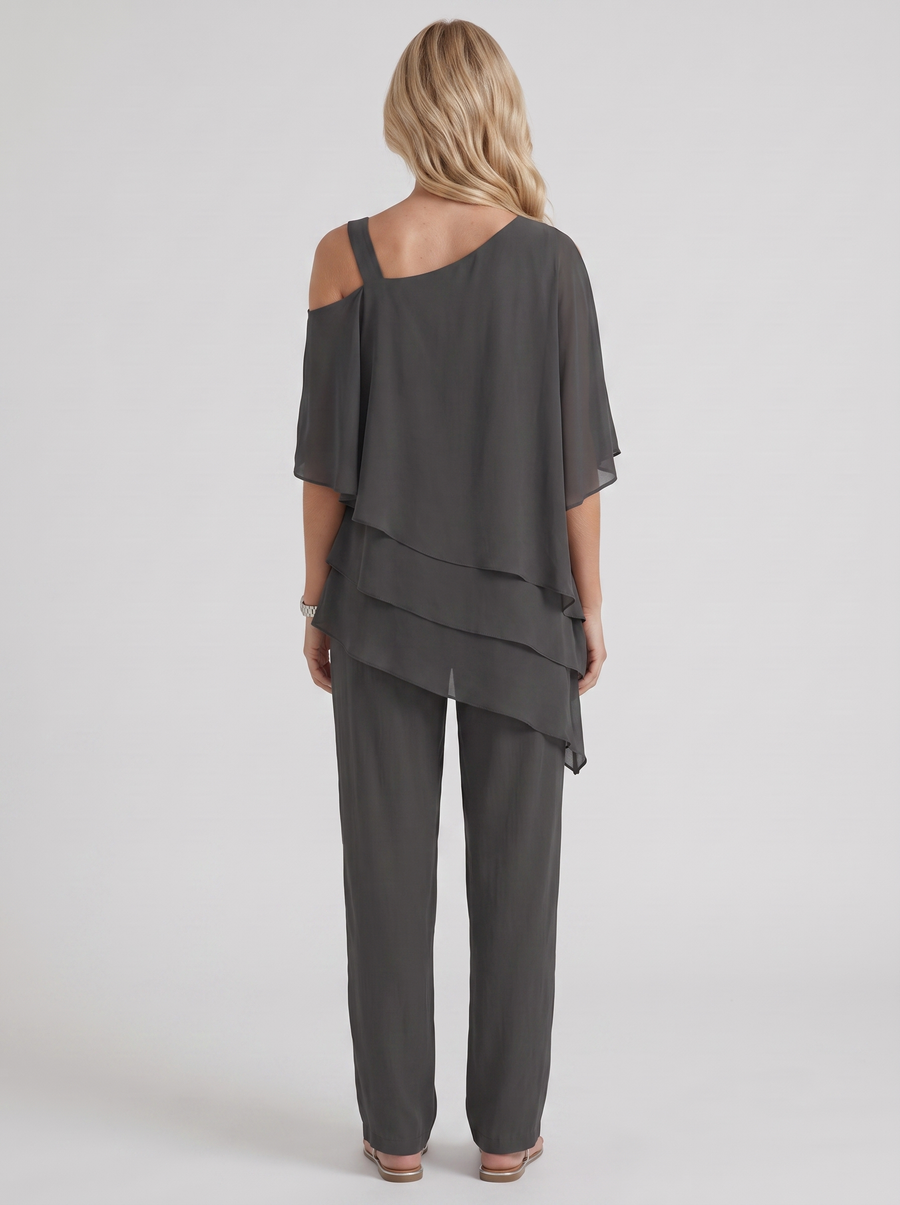 Ines Pants Set - Black