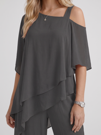 Ines Pants Set - Black