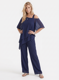 Ines Pants Set - Navy Blue