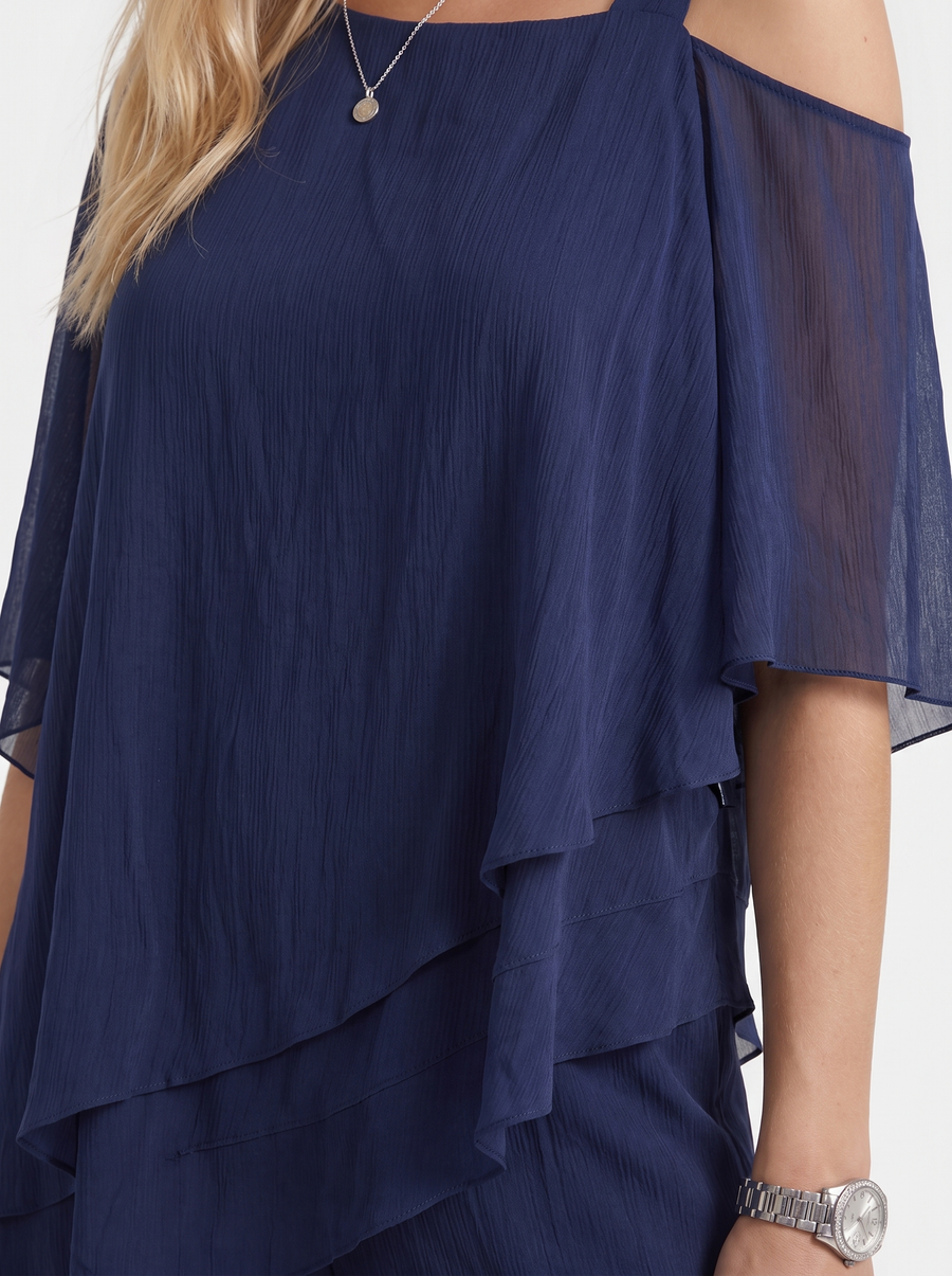 Ines Pants Set - Navy Blue