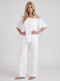 Ines Pants Set - White