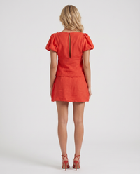 Jenna Blouse Set - Red