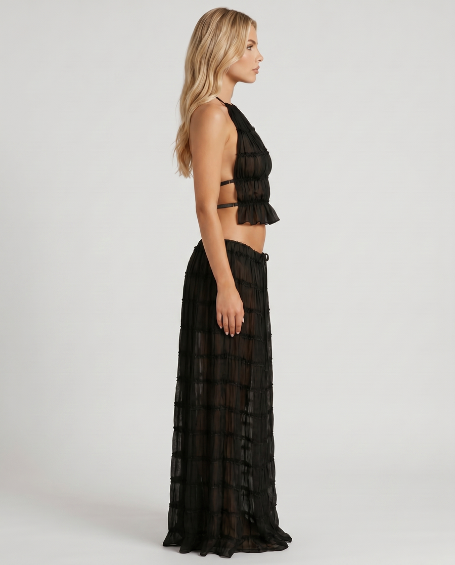 Juliette Halter Set - Black