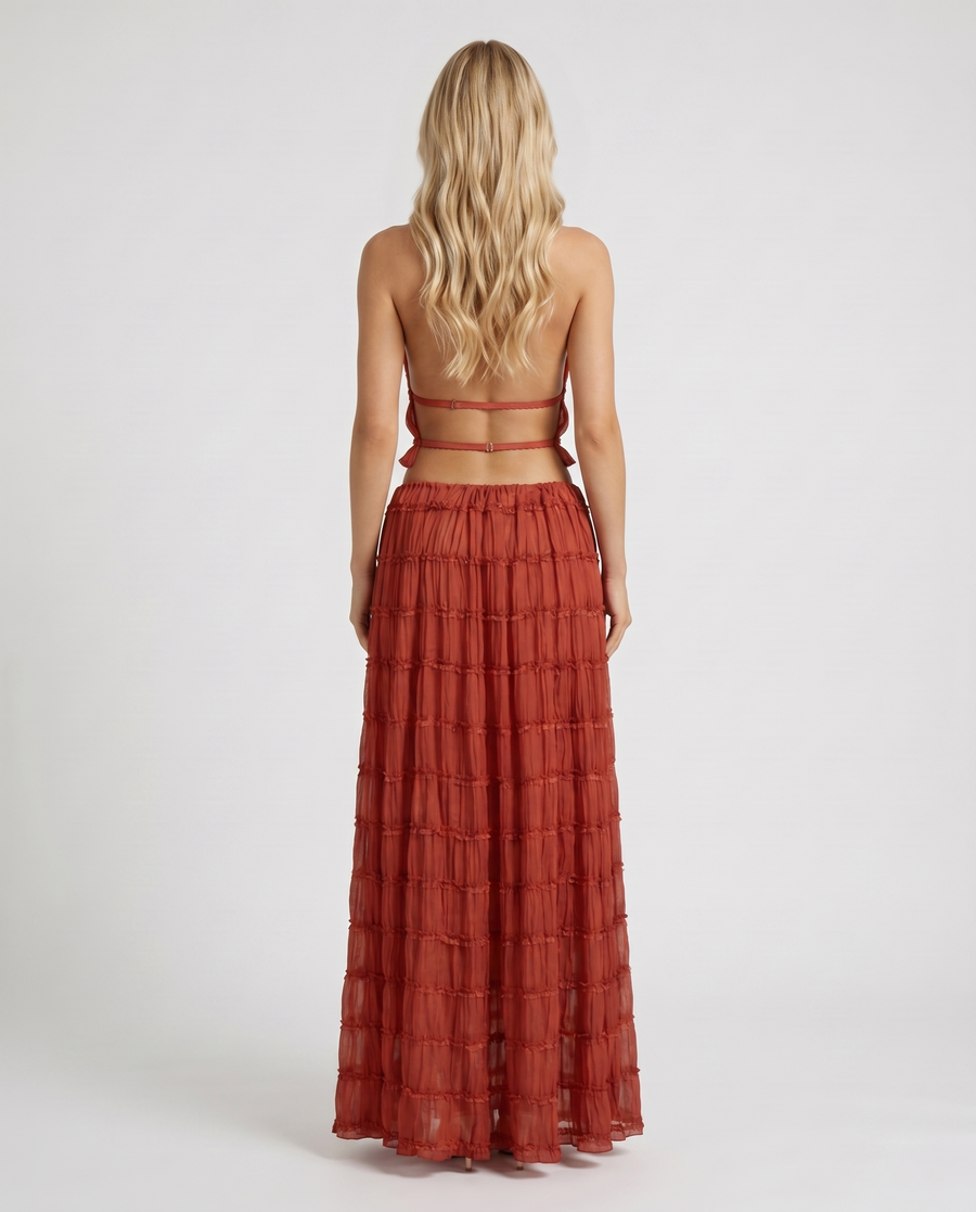 Juliette Halter Set - Red