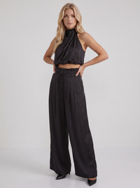 Kassia Pants Set - Black