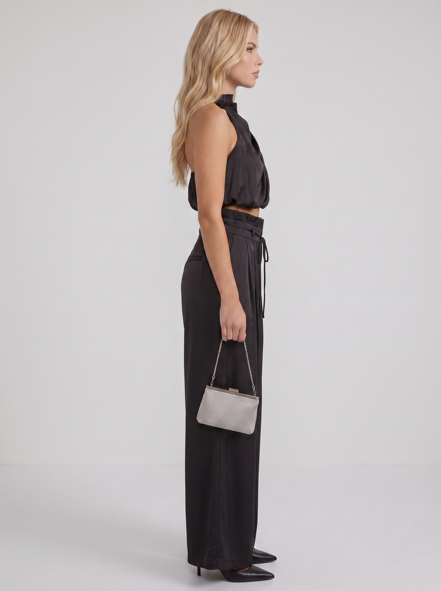 Kassia Pants Set - Black