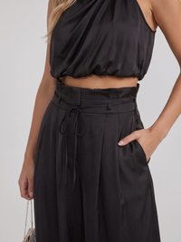 Kassia Pants Set - Black