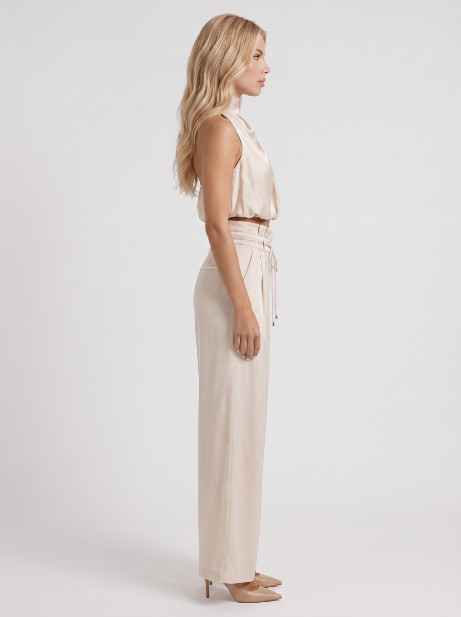 Kassia Pants Set - Champagne