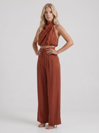 Kassia Pants Set - Red