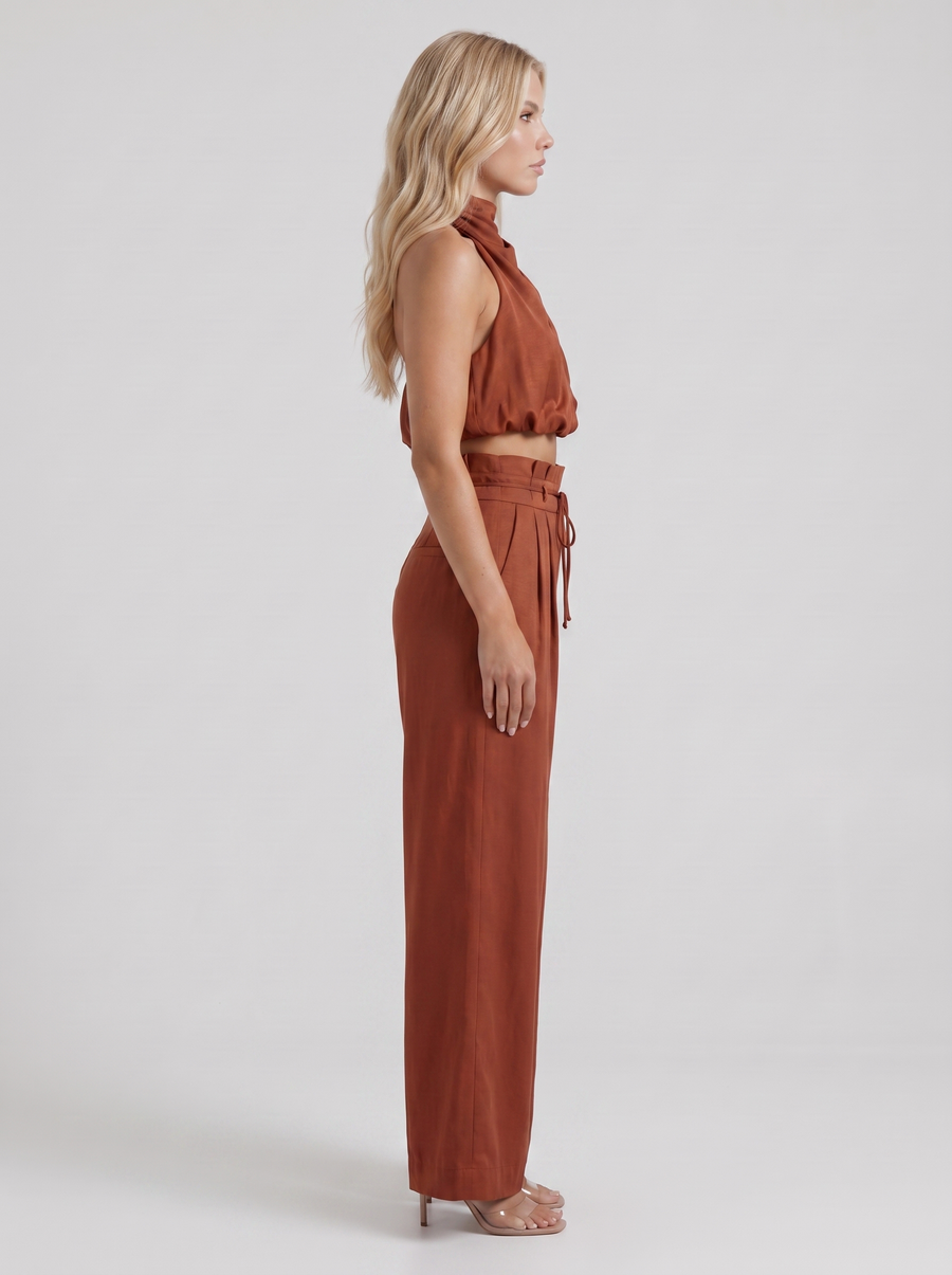 Kassia Pants Set - Red