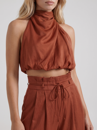 Kassia Pants Set - Red