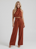 Kassia Pants Set - Red