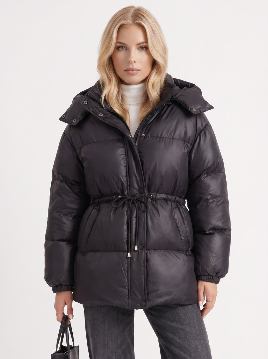 Lana Puffer Jacket - Black