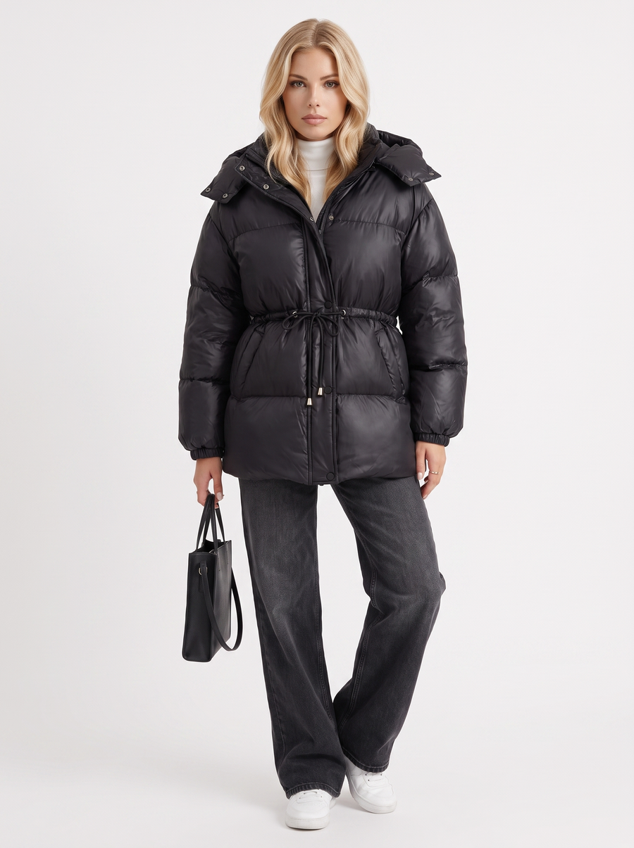Lana Puffer Jacket - Black