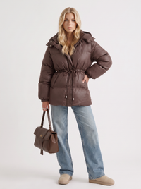 Lana Puffer Jacket - Brown