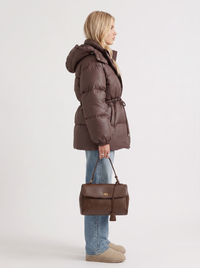 Lana Puffer Jacket - Brown