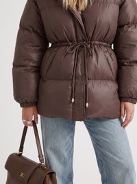 Lana Puffer Jacket - Brown
