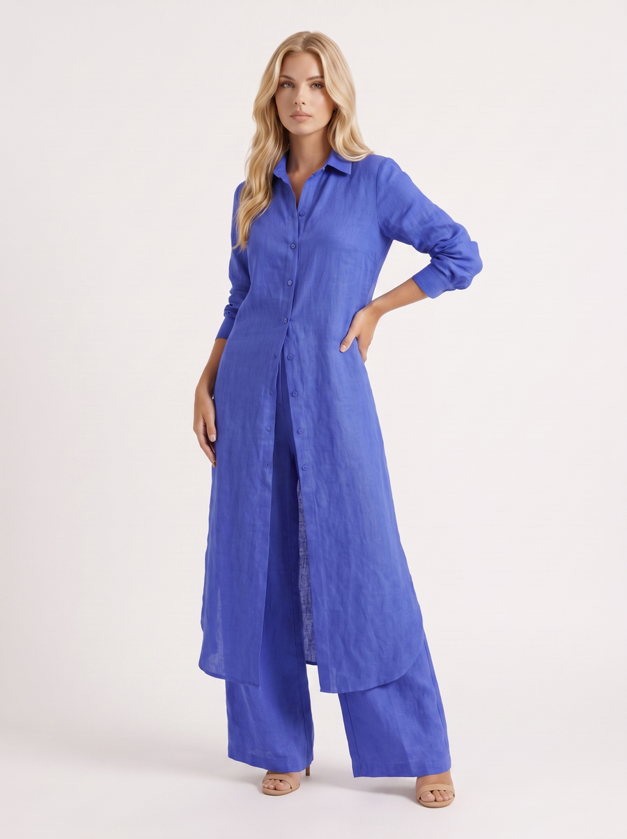 Nell Pants Set - Blue