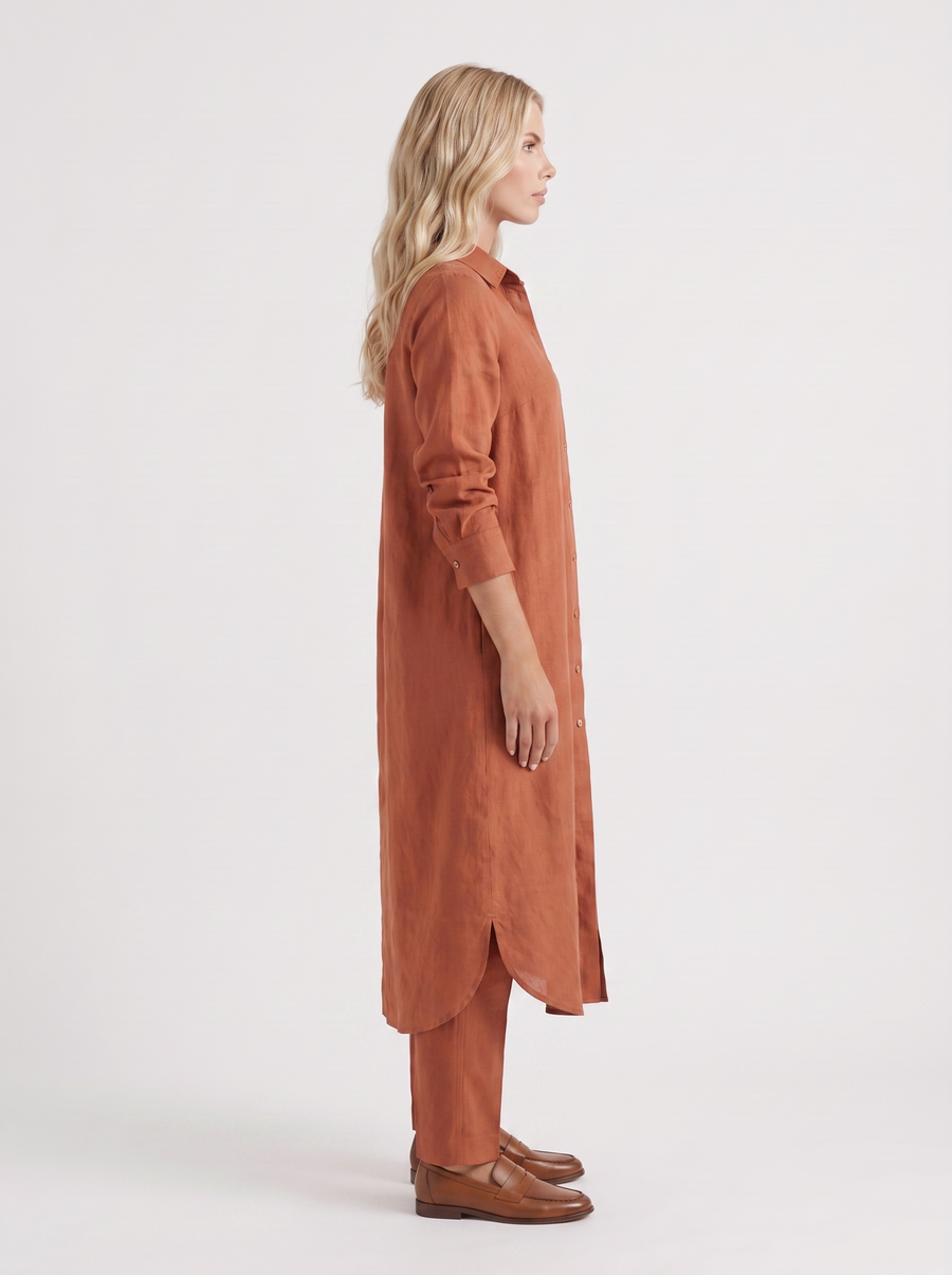 Nell Pants Set - Brown