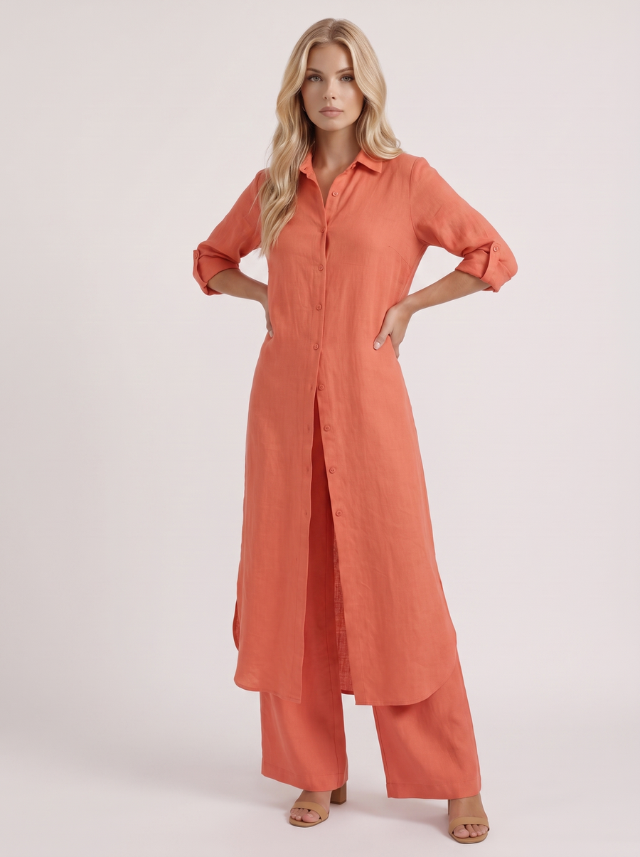 Nell Pants Set - Red