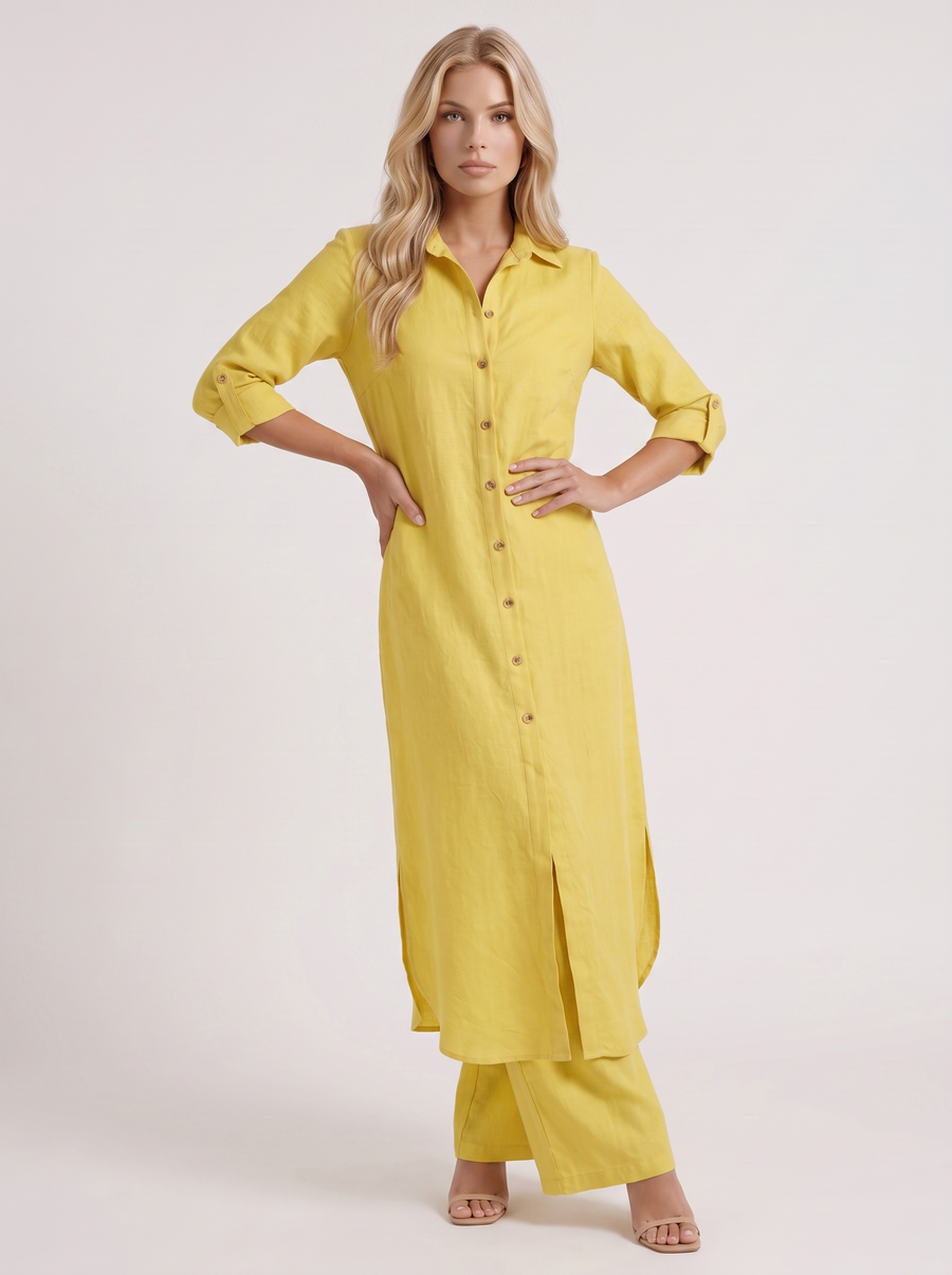Nell Pants Set - Yellow