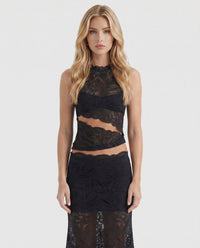 Rocelle Lace Set - Black