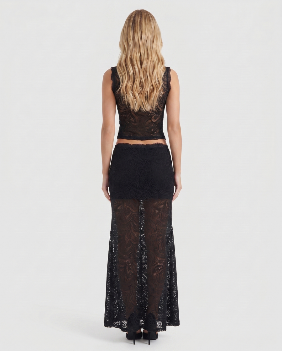 Rocelle Lace Set - Black