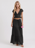 Talia Skirt Set - Black