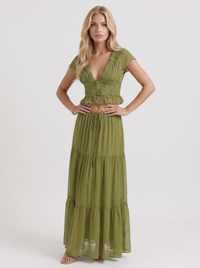 Talia Skirt Set - Green