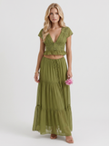 Talia Skirt Set - Green
