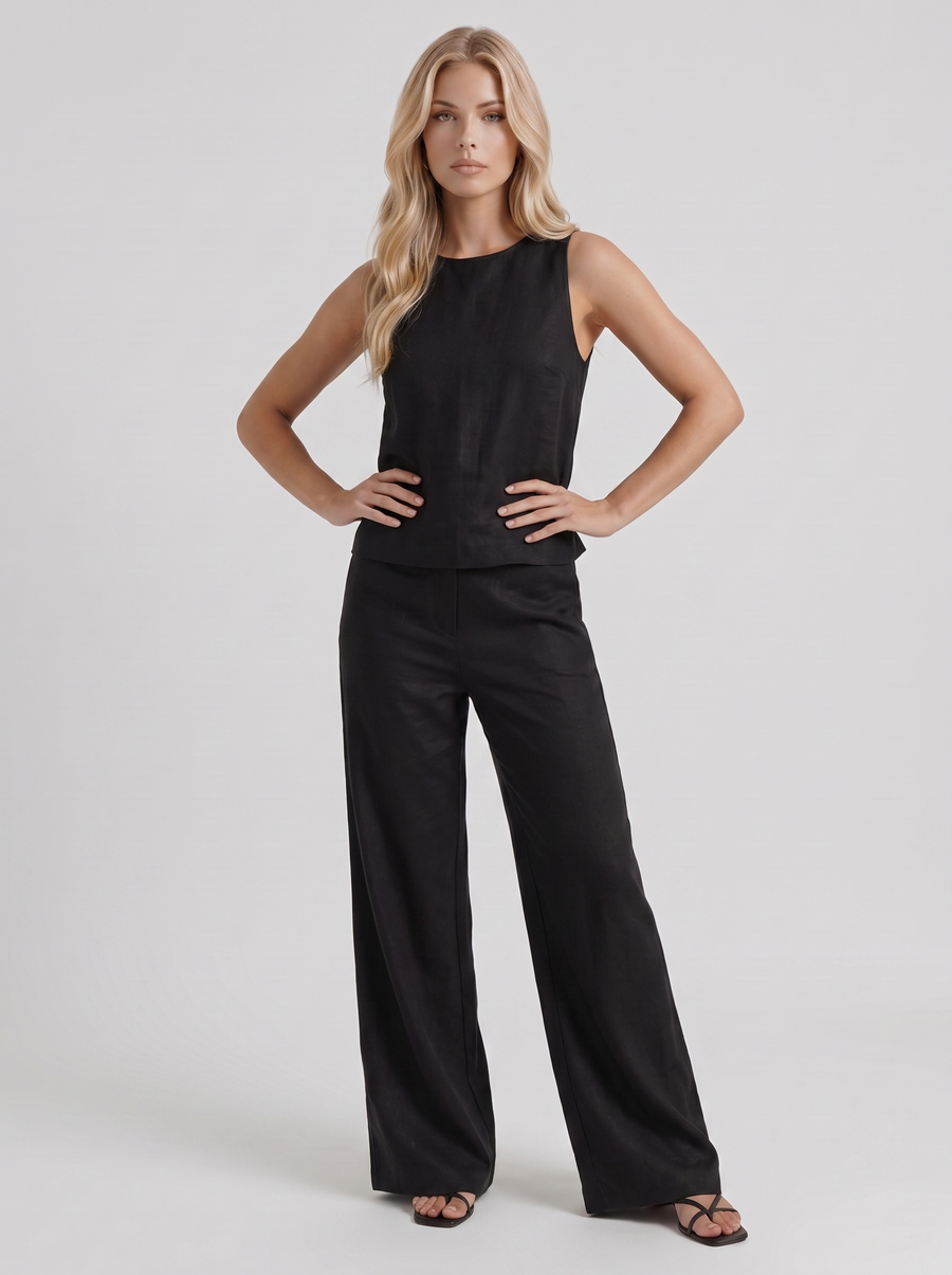 Vale Pants Set - Black