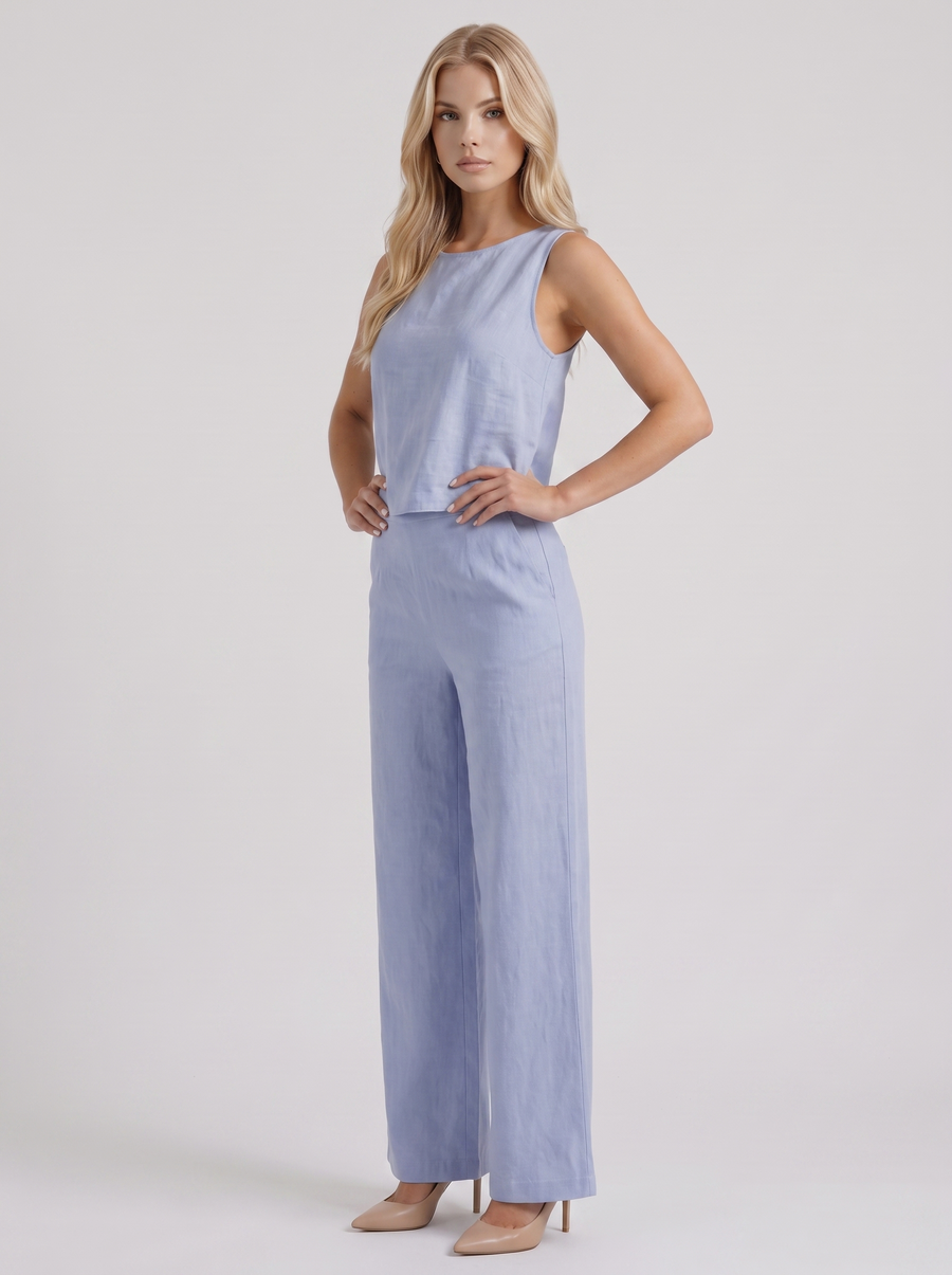 Vale Pants Set - Blue