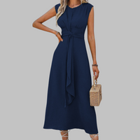 Kendra | Women's Sleeveless Round Neck Maxi Dress