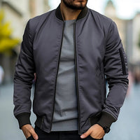 Kevan | Men's Zip-Up Bomber Jacket