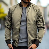 Kevan | Men's Zip-Up Bomber Jacket