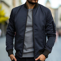 Kevan | Men's Zip-Up Bomber Jacket
