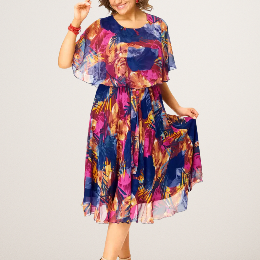 Riva - Breezy Plus-Size Chiffon Dress
