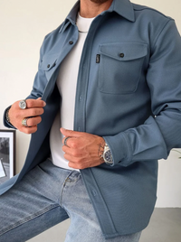 Lachlan | Men's Long Sleeve Collared Overshirt