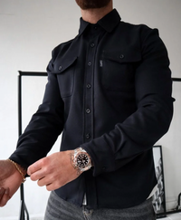 Lachlan | Men's Long Sleeve Collared Overshirt