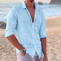 Tavish | Men's Long Sleeve Casual Button-Down Shirt