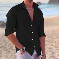 Tavish | Men's Long Sleeve Casual Button-Down Shirt