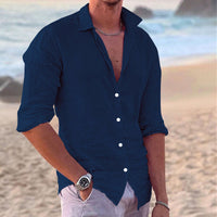 Tavish | Men's Long Sleeve Casual Button-Down Shirt