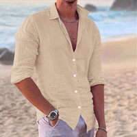 Tavish | Men's Long Sleeve Casual Button-Down Shirt