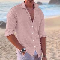 Tavish | Men's Long Sleeve Casual Button-Down Shirt