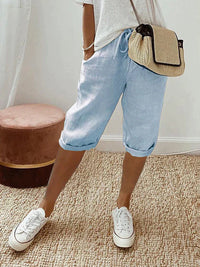 Calista – Cotton Linen Relaxed Shorts