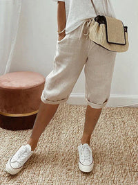 Calista – Cotton Linen Relaxed Shorts