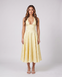 Sienna Jacquard Midi Dress