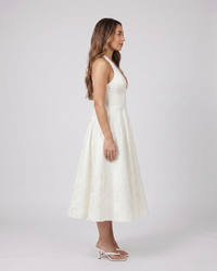 Sienna Jacquard Midi Dress