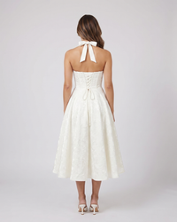 Sienna Jacquard Midi Dress
