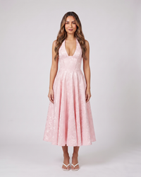 Sienna Jacquard Midi Dress